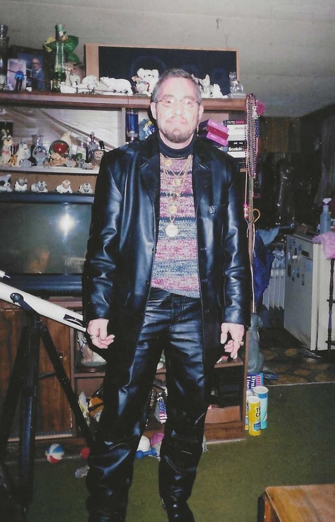 Sandy at his home in Houston.